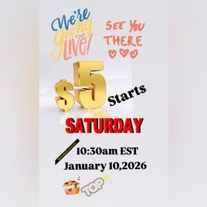 LIVE SATURDAY 1/10/2026 at 10:30am est | 7:30am pct | Throw on ♥️ To BE NOTIFIED
